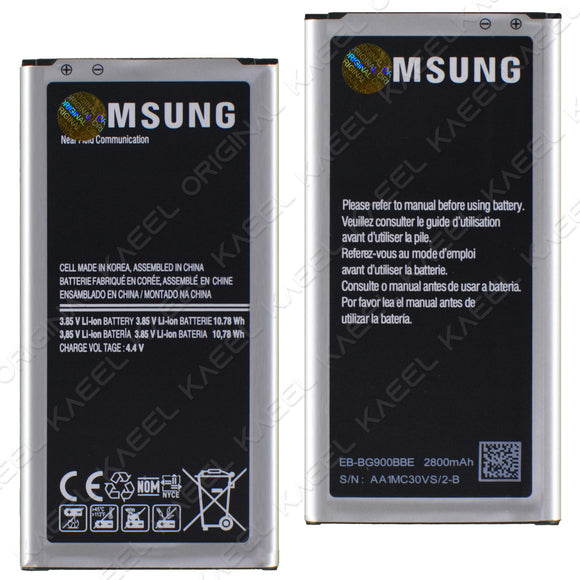 KAEEL ORIGINAL EB-BG900BBE Battery 2800mAh for Samsung S5 Neo S5 DUOS S5 LTE-A G903F SM-G906S with 6 Months Warranty.