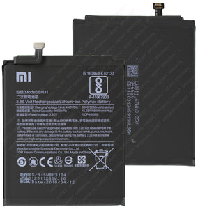 KAEEL ORIGINAL BN31 Battery for Xiaomi Redmi Y2 MZB6306IN BN31 3000mAh with 6 Months Warranty.