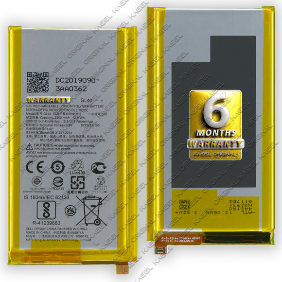 KAEEL ORIGINAL GL40 3500mAh for Motorola Moto Z Play XT1635-02, XT1635 with 6 Months Warranty.