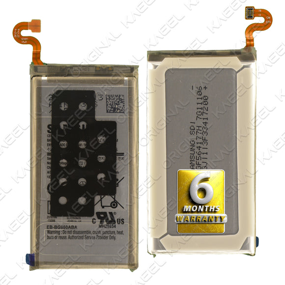 KAEEL ORIGINAL EB-BG960ABA 3000mAh for Samsung Galaxy S9 SM-G960F, SM-G960, SM-G960F, SM-G960U, SM-G960W, SM-G9600, SM-G960U1, SM-G960N, SCV38, SM-G960X, SC-02K with 6 Months Warranty.